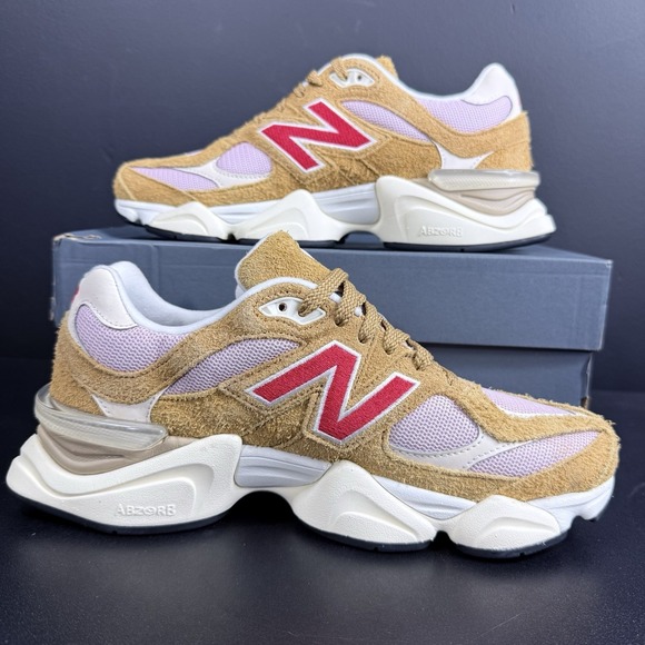 New Balance 9060 Shoes Men\'s 9.5 Womens 11 U9060GEA Tan Beige‎ Pink Sneakers main image 6